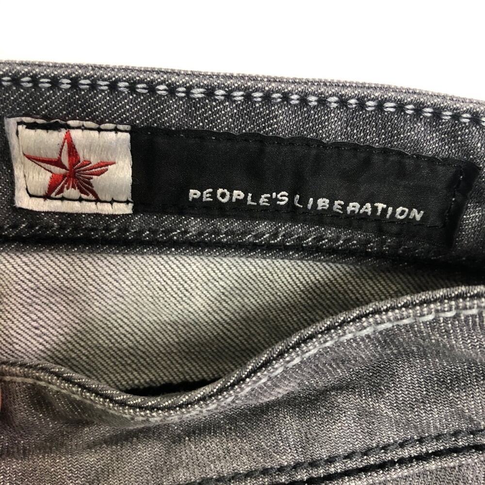 People’s liberation gray straight leg jeans - Picture 7 of 9